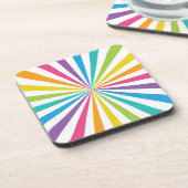 Rainbow Sunburst コースター (左側)