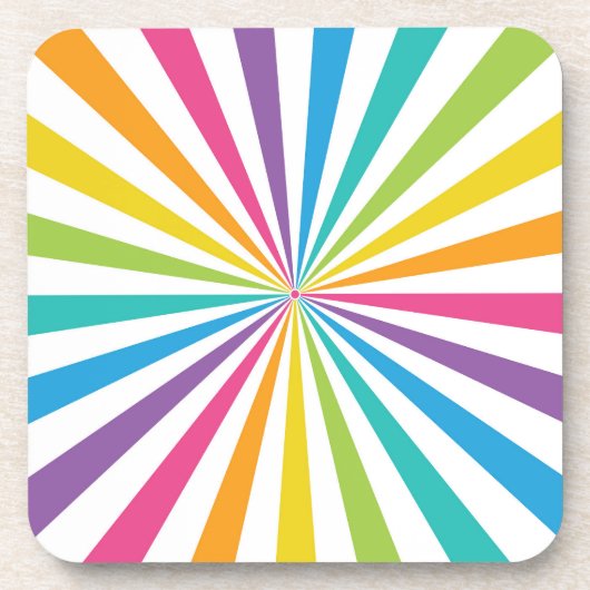 Rainbow Sunburst コースター (正面)