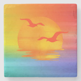 Rainbow Sunrise  ストーンコースター