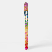 Rainbow Swirl and Confetti iPhoneケース (左側面)