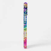 Rainbow Swirl and Confetti iPhoneケース (右側面)