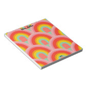 Rainbow Teacher gift Notepad  ノートパッド (アングル)