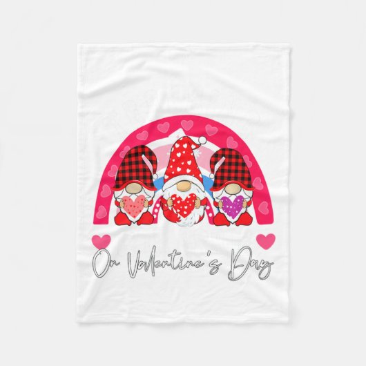 Rainbow Teaching 12th Grade On Valentines Day Tea  フリースブランケット (正面)