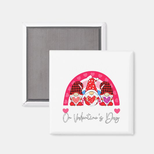 Rainbow Teaching 12th Grade On Valentines Day Tea マグネット (正面/裏面)