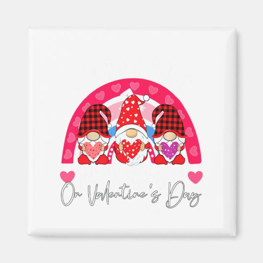 Rainbow Teaching 12th Grade On Valentines Day Tea  マグネット (正面)