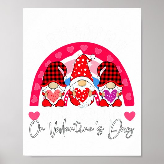 Rainbow Teaching 4th Grade On Valentines Day Teac  ポスター (正面)