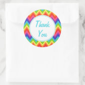 Rainbow Thank You Stickers ラウンドシール (バッグ)