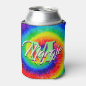 Rainbow Tie-Dye Alcohol Ink 缶クーラー (缶正面)