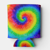 Rainbow Tie-Dye Alcohol Ink 缶クーラー (裏面)