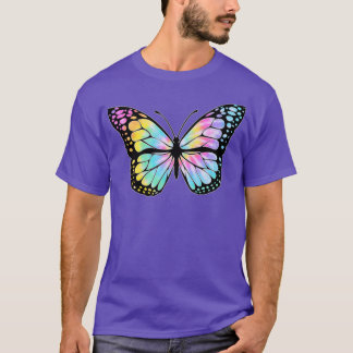 Rainbow Tie Dye Butterfly Tシャツ