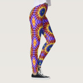 Rainbow Tie Dye Kaleidoscope Leggings レギンス (右)
