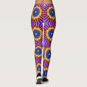 Rainbow Tie Dye Kaleidoscope Leggings レギンス (裏面)