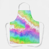 Rainbow Tie Dye Party エプロン (正面)