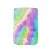 Rainbow Tie Dye Party バスマット (正面縦)