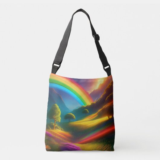 Rainbow Tote Bag クロスボディバッグ (正面)