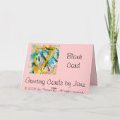 Rainbow Tracksグリーティングカード(Janz) カード (裏面)