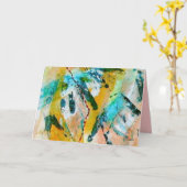 Rainbow Tracksグリーティングカード(Janz) カード (黄色い花)