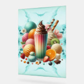 Rainbow Treat アクリルサイン (傾斜)