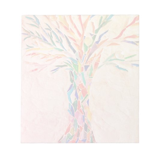 Rainbow Tree ノートパッド (正面)