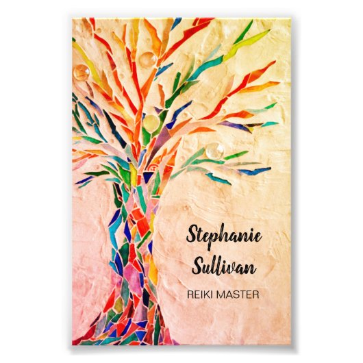 Rainbow Tree Reiki Master フォトプリント (正面)
