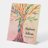 Rainbow Tree Reiki Master 台座サイン (正面)