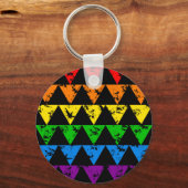 Rainbow Trianglesキーチェーン キーホルダー (正面)