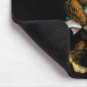 Rainbow Trout Bigfoot Fisherman River Fishing Sasq マウスパッド (コーナー)