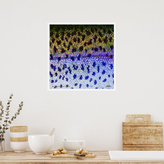 Rainbow Trout FFF Poster ポスター (キッチン)