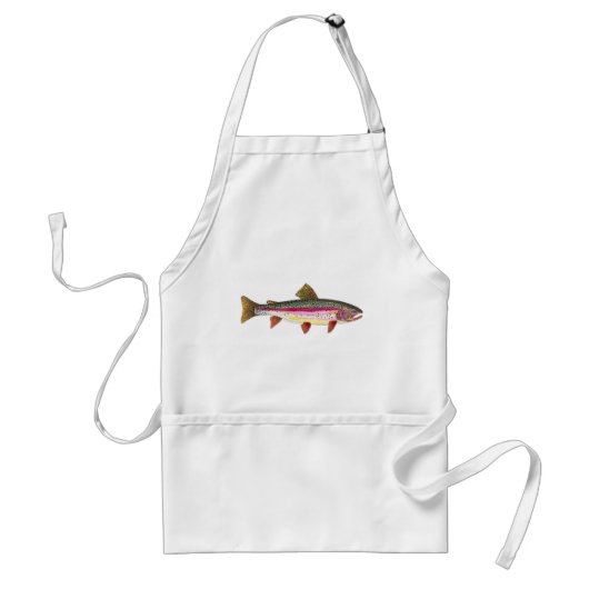 Rainbow Trout Fish スタンダードエプロン (正面)