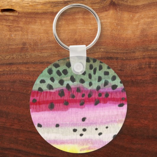 Rainbow Trout Fishing キーホルダー (正面)