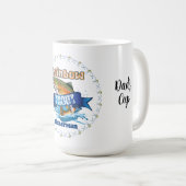 Rainbow Trout Fishing Personalized Illustration コーヒーマグカップ (正面右)