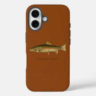 Rainbow Trout Saddle Brown iPhone 16 Case iPhone 16ケース