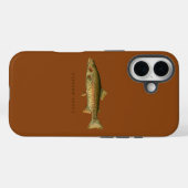 Rainbow Trout Saddle Brown iPhone 16 Case Case-Mate iPhoneケース (裏面 (横))
