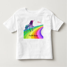 Rainbow Unicorn – 女子Tシャツ トドラーTシャツ