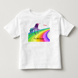 Rainbow Unicorn – 女子Tシャツ トドラーTシャツ