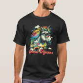 Rainbow Unicorn Ethical Hacker Ethical Hacking Tシャツ (正面)