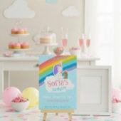 Rainbow Unicorn Kids Party Invitation 招待状
