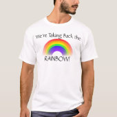 Rainbow w/Bible Verseを復活 Tシャツ (正面)