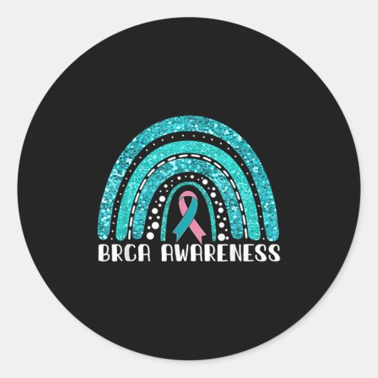 Rainbow Warrior Brca Awareness  ラウンドシール (正面)