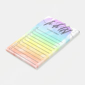 Rainbow Water Color Washチェックボックスをオンにして一覧を表示 ポストイット (アングル)