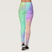 Rainbow & White Medallion Leggings レギンス (裏面)