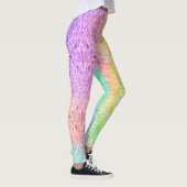 Rainbow & White Medallion Leggings レギンス (右)