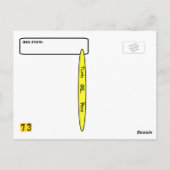 Rainbow & Wire Ham Radio QSLカード ポストカード (裏面)