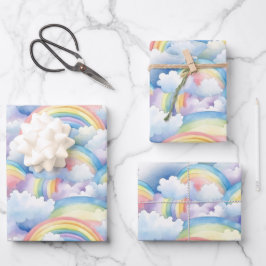 Rainbow Wrapping Paper ラッピングペーパーシート