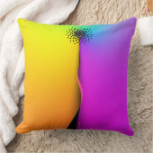 Rainbow Yellow Purple Imagery クッション (ブランケット)