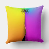 Rainbow Yellow Purple Imagery クッション (裏面)
