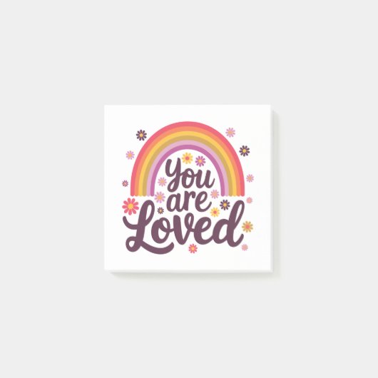 Rainbow You Loved Post-It Notes ポストイット (正面)