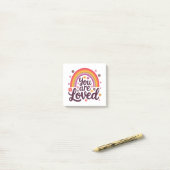 Rainbow You Loved Post-It Notes ポストイット (デスク上)