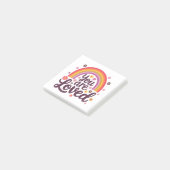 Rainbow You Loved Post-It Notes ポストイット (アングル)