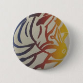 Rainbow Zebra pin/ 缶バッジ (正面)